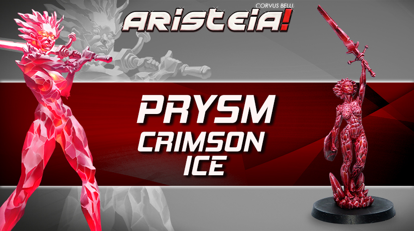 Prysm Crimson Ice Corvus Belli Game Infinity CBARI45 Elementar Infinity Aristeia 